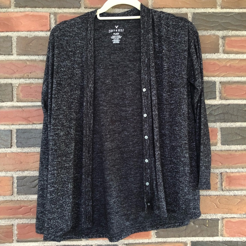 American Eagle Black Cardigan